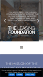 Mobile Screenshot of leasingfoundation.org